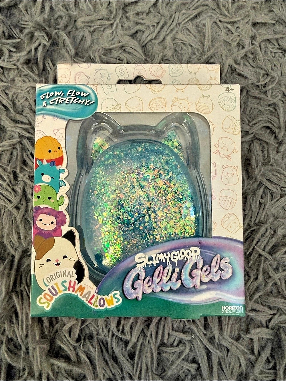 Jazwares Squishmallows Original 7.5" Gel FX Gelli Gels Blue NWT